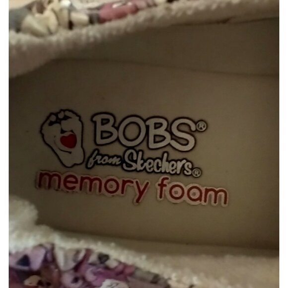 Bobs by Skechers Women's Beach Bingo Dogs Slip On Sneaker Pink Taupe - 11 Wide - Picture 8 of 9